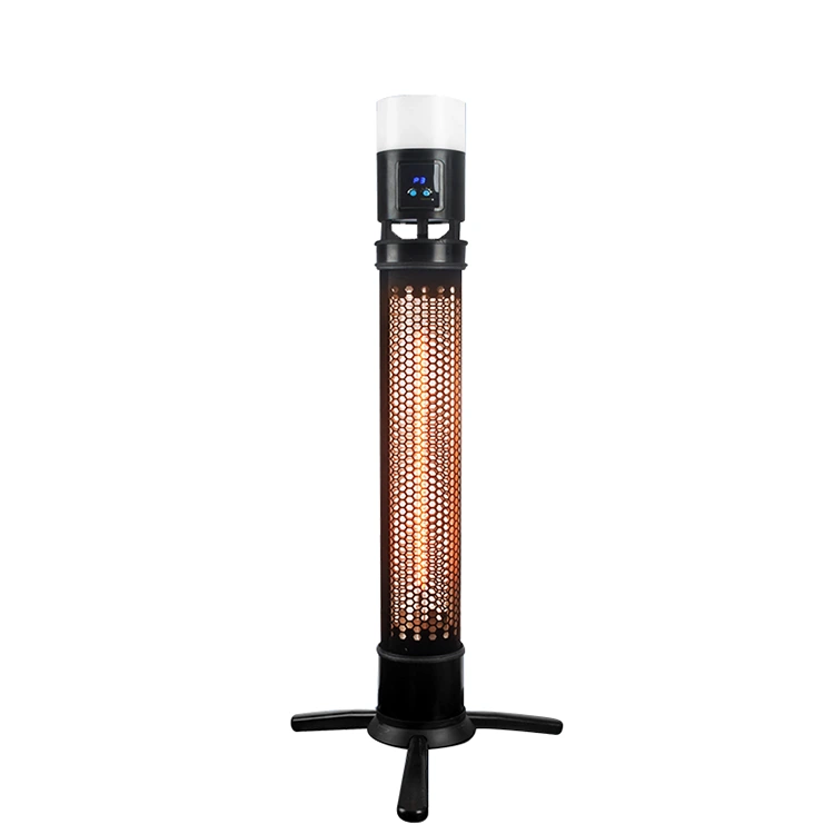 Aquecedor elétrico de pátio com luz LED